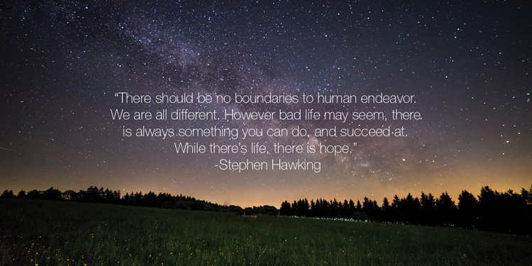 Great Great Quotes (Stephen Hawking)